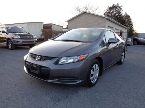 2012 Honda Civic for sale at Supermax Autos in Strasburg VA