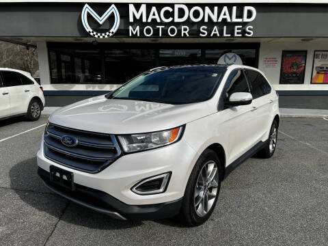 2016 Ford Edge for sale at MacDonald Motor Sales in High Point NC