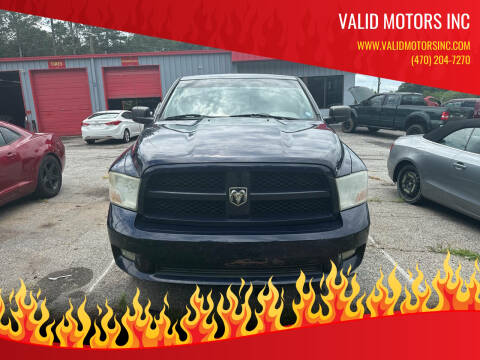 2012 RAM 1500 for sale at Valid Motors INC in Griffin GA