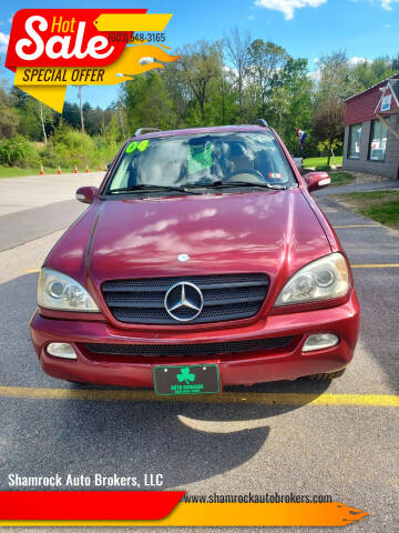 2004 Mercedes-Benz M-Class for sale at Shamrock Auto Brokers, LLC in Belmont NH