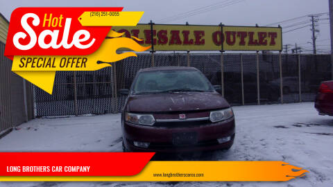 2003 Saturn Ion for sale at LONG BROTHERS CAR COMPANY in Cleveland OH