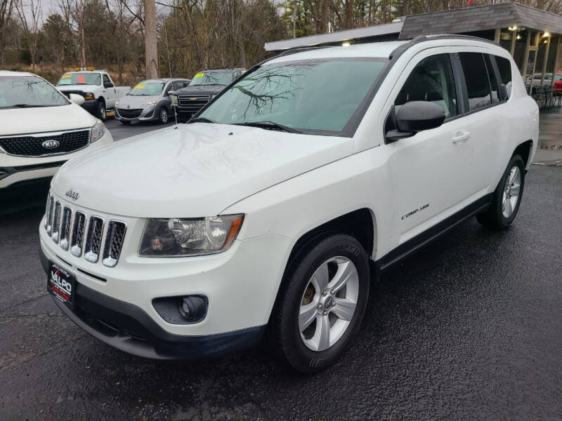 Used 2014 Jeep Compass Sport with VIN 1C4NJDBBXED598395 for sale in Valparaiso, IN