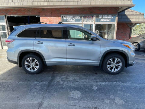 2015 Toyota Highlander for sale at AUTOWORKS OF OMAHA INC in Omaha NE
