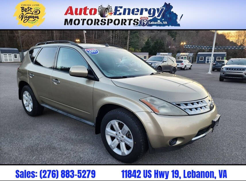 2007 Nissan Murano for sale at Auto Energy in Lebanon, VA