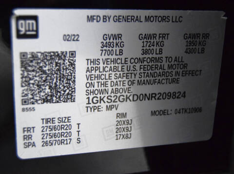 2022 GMC Yukon XL SLT