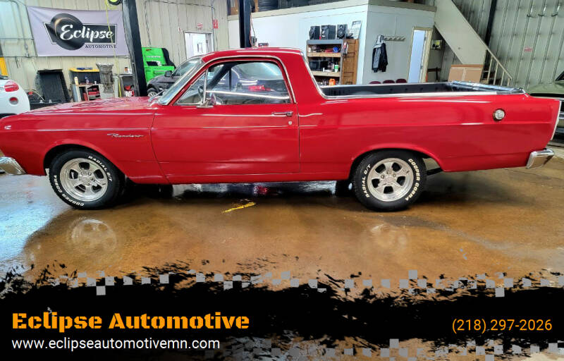 1966 Ford Ranchero for sale at Eclipse Automotive in Brainerd MN