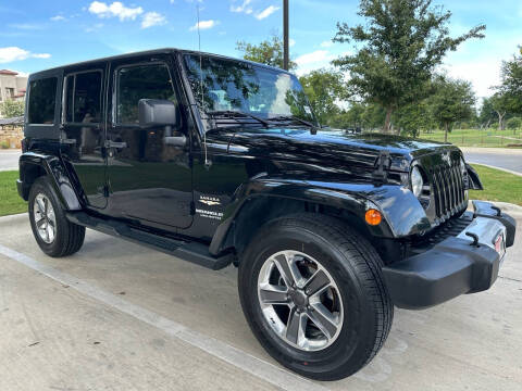2015 Jeep Wrangler Unlimited for sale at G&M AUTO SALES & SERVICE in San Antonio TX