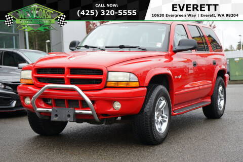 2002 Dodge Durango for sale at West Coast AutoWorks -Edmonds in Edmonds WA