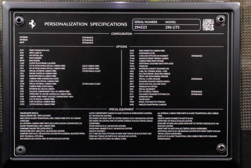 2023 Ferrari 296 GTS