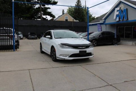 2015 Chrysler 200 for sale at F & M AUTO SALES in Detroit MI