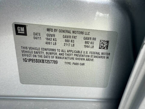 2011 Chevrolet Cruze LT Fleet