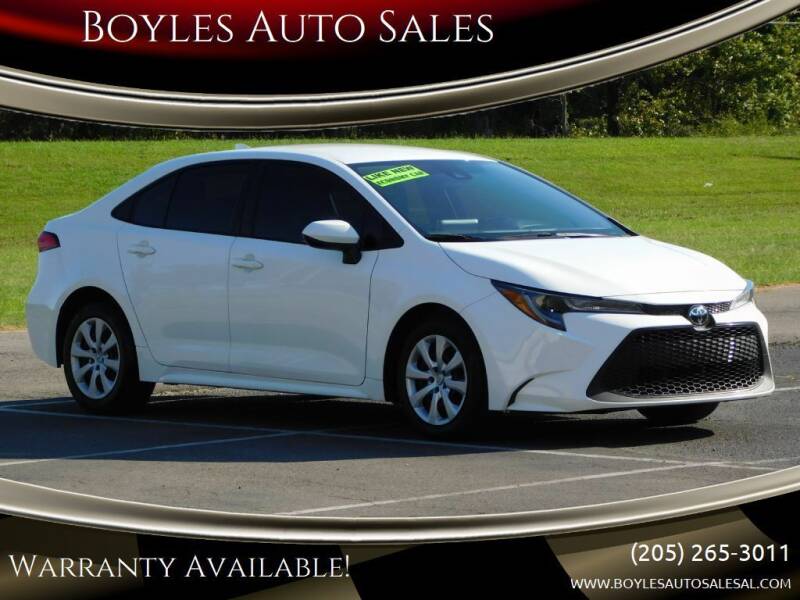 2021 Toyota Corolla for sale at Boyles Auto Sales in Jasper AL