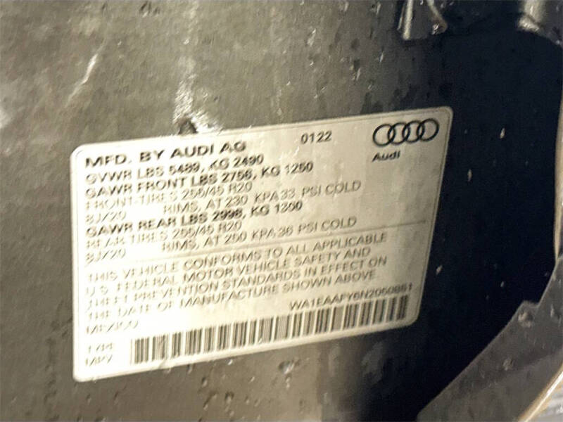 2022 Audi Q5 quattro S line Prem Plus 45 TFSI