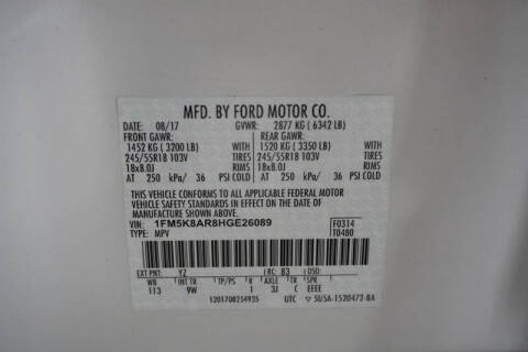 2017 Ford Explorer Police Interceptor Utility