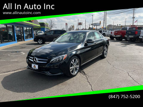 2015 Mercedes-Benz C-Class for sale at All In Auto Inc in Palatine IL