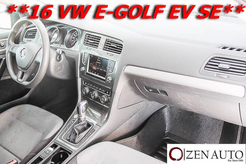 2016 Volkswagen e-Golf SE