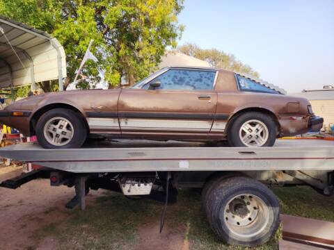 1983 Mazda RX-7 for sale at CLASSIC MOTOR SPORTS in Winters TX