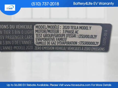 2020 Tesla Model Y Long Range