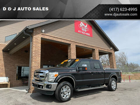 2013 Ford F-250 Super Duty for sale at D & J AUTO SALES in Joplin MO