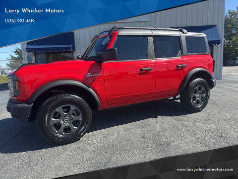 2021 Ford Bronco for sale at Larry Whicker Motors in Kernersville NC