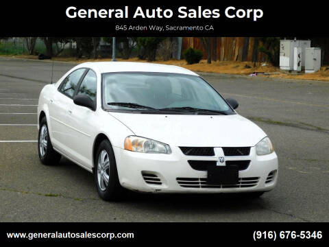 2005 Dodge Stratus for sale at General Auto Sales Corp in Sacramento CA