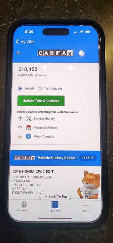 2016 Honda Civic EX-T