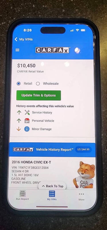 2016 Honda Civic EX-T