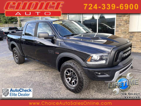 2016 RAM 1500 for sale at CHOICE AUTO SALES in Murrysville PA