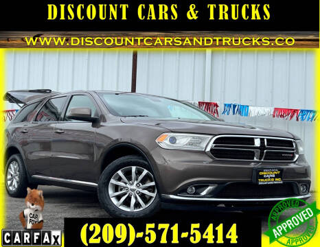 2017 Dodge Durango for sale at Discount Cars & Trucks in Modesto CA
