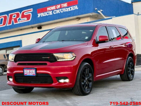 2020 Dodge Durango for sale at Discount Motors in Pueblo CO