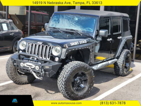 2016 Jeep Wrangler Unlimited for sale at Automaxx in Tampa FL