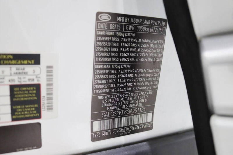 2016 Land Rover Range Rover HSE Td6