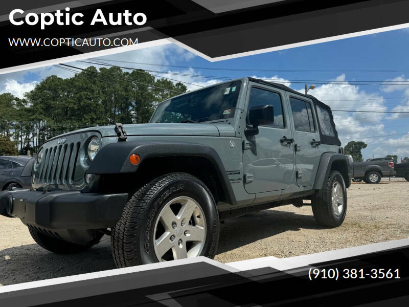 2015 Jeep Wrangler Unlimited for sale at Coptic Auto in Wilson NC