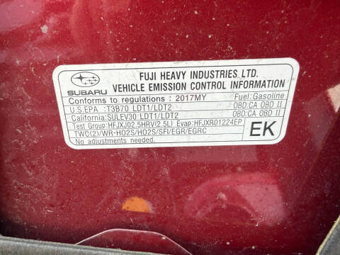 2017 Subaru Forester 2.5i Premium
