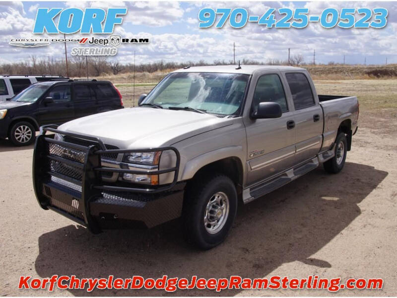 2003 Chevrolet Silverado 2500HD for sale at Tony Peckham @ Korf Motors in Sterling CO