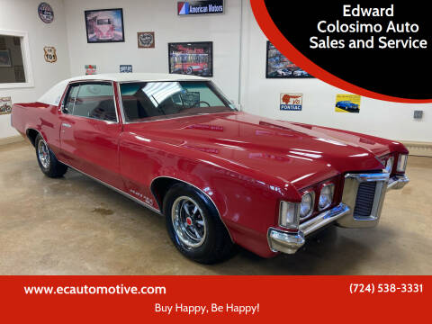 1969 Pontiac Grand Prix for sale at Edward Colosimo Auto Sales and Service in Evans City PA