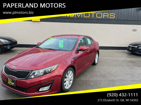 2015 Kia Optima for sale at PAPERLAND MOTORS in Green Bay WI