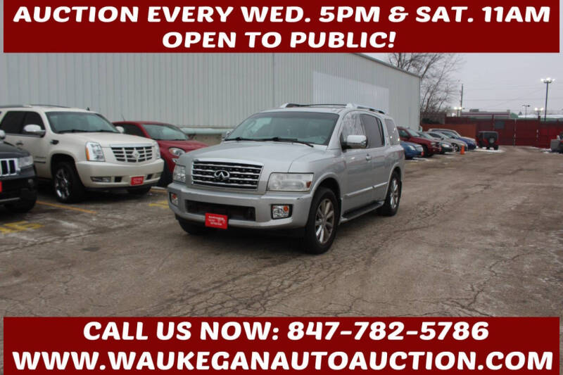 2008 Infiniti QX56 for sale at Waukegan Auto Auction in Waukegan IL