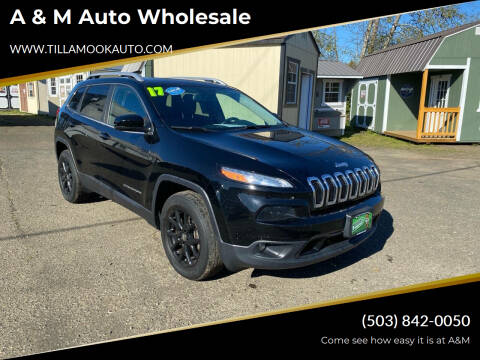 2017 Jeep Cherokee for sale at A & M Auto Wholesale in Tillamook OR