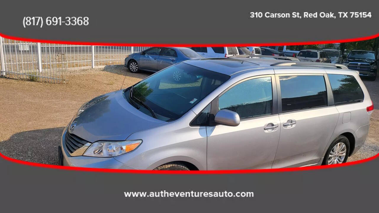 2012 Toyota Sienna for sale at AUTHE VENTURES AUTO in Red Oak, TX