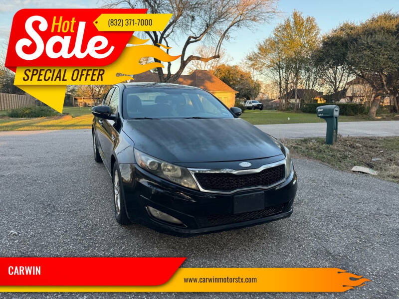 2013 Kia Optima for sale at CARWIN in Katy TX