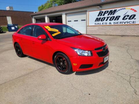 2014 Chevrolet Cruze for sale at RPM Motor Company in Waterloo IA