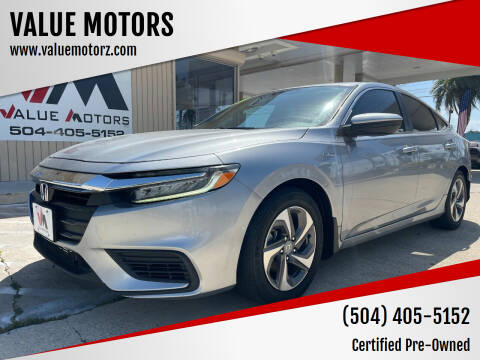 2019 Honda Insight for sale at VALUE MOTORS in Kenner LA