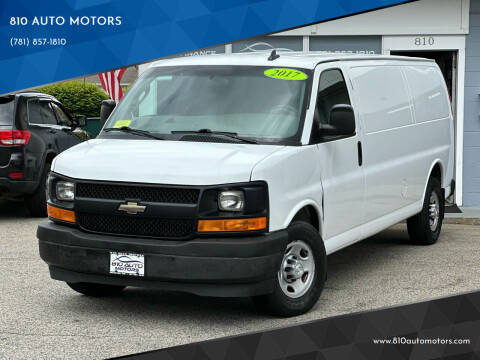 2017 Chevrolet Express for sale at 810 AUTO MOTORS in Abington MA