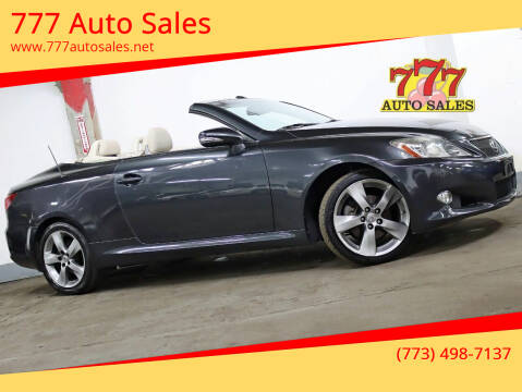 2010 Lexus IS 250C for sale at 777 Auto Sales in Bedford Park IL