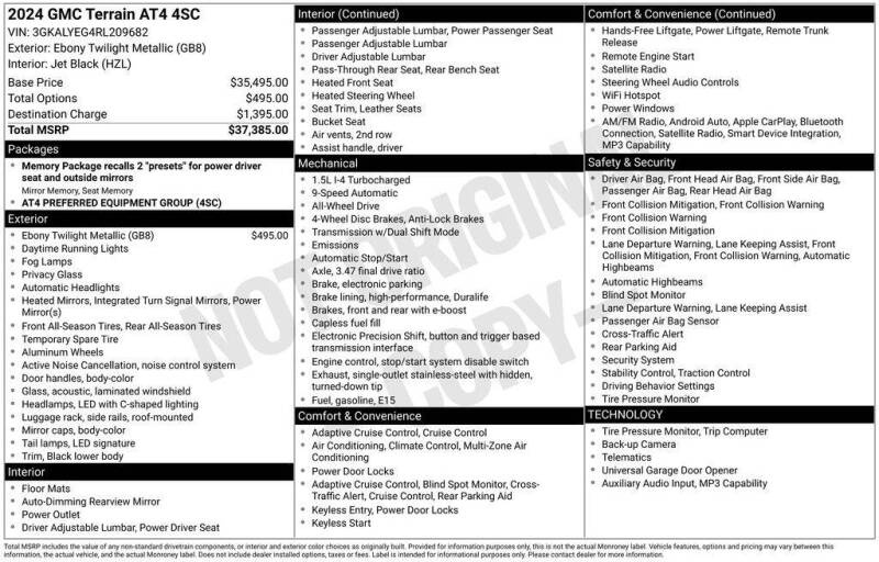 2024 GMC Terrain AT4