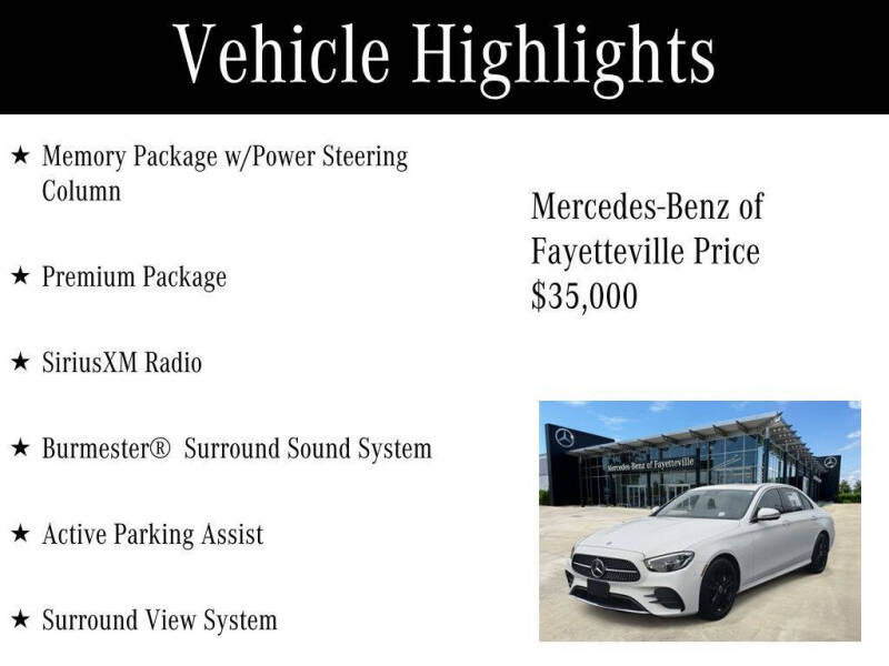 2021 Mercedes-Benz E-Class E 350 4MATIC