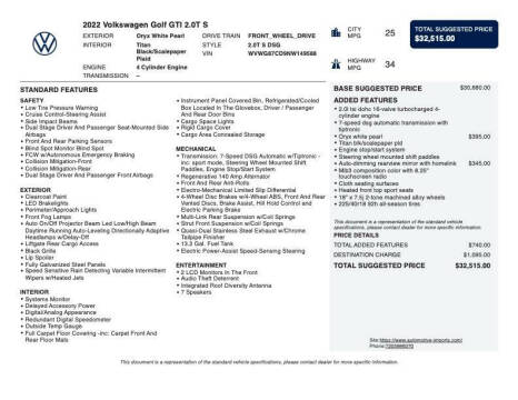 2022 Volkswagen Golf GTI S