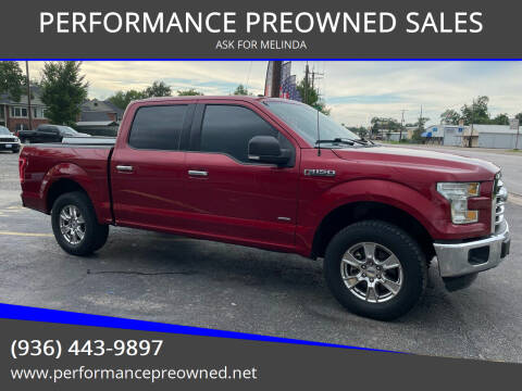 2016 Ford F-150 for sale at PERFORMANCE PREOWNED SALES in Conroe TX