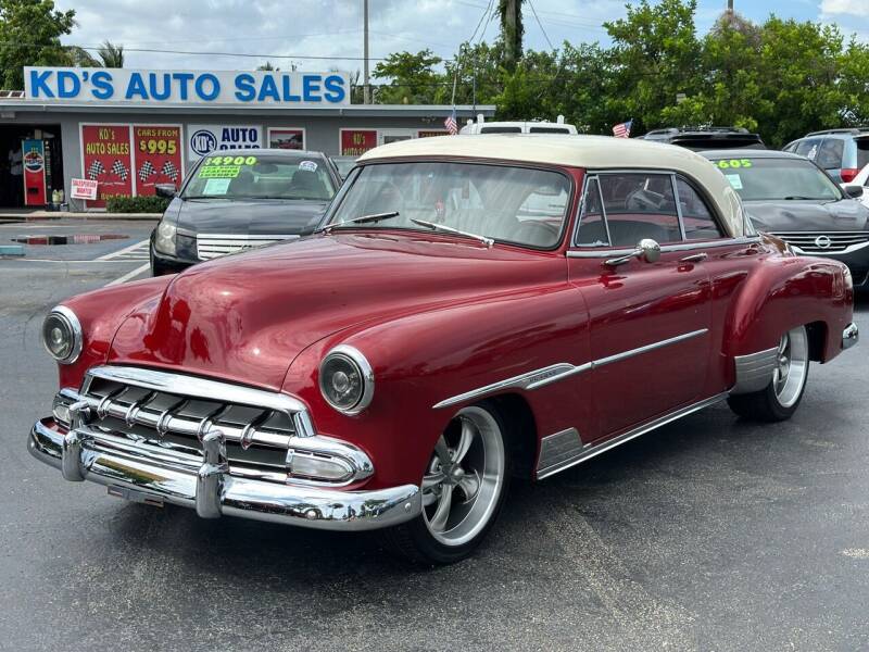 1952 Chevrolet Master Deluxe for sale at KD's Auto Sales in Pompano Beach FL
